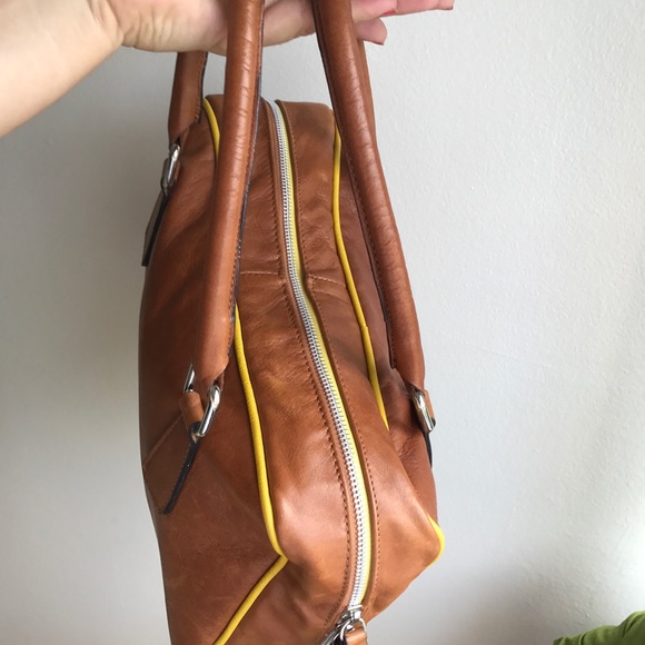 Italian leather tan oversized bag new Studiomoda - Picture 7 of 10